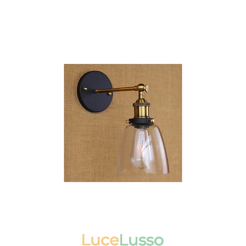 Nostalgico commercio di esportazione americano dei modelli originali rurale industriale e decorativo applique da parete