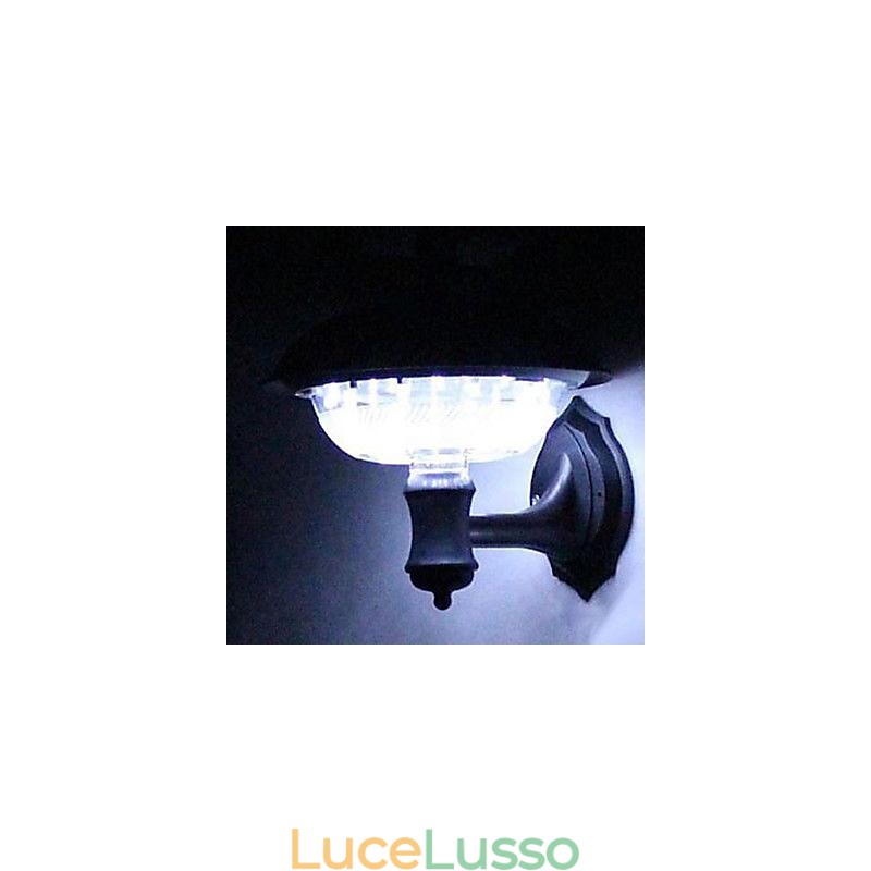 Applique da parete in plastica super luminosa bianca