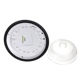 Applique da parete in plastica super luminosa bianca