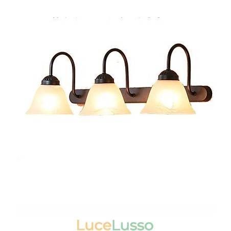 Illuminazione per il bagno Mini Style Rustic Lodge Metal Illuminazione per il bagno Mini Style Rustic Lodge Metal