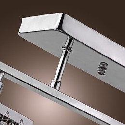 Lampadario lineare isola luce cristallo 3 luci