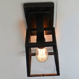 Tipo creativo Restaurare modi antichi è contratto Lampada da parete per camera da letto con luci