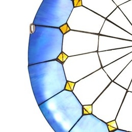 Lampada da soffitto calda in stile mediterraneo Lampada da 40 cm Diametro apparecchio di illuminazione