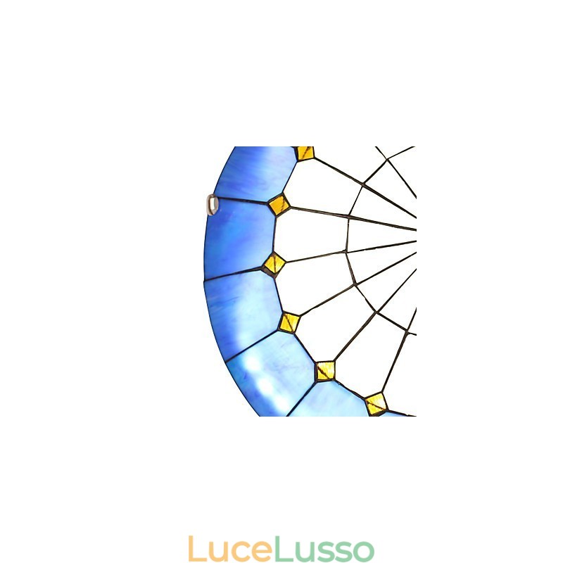 Lampada da soffitto calda in stile mediterraneo Lampada da 40 cm Diametro apparecchio di illuminazione