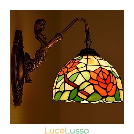 Lampada da parete in ferro battuto creativo rurale europeo contratto Lampada da parete in ferro battuto creativo rurale europeo contratto