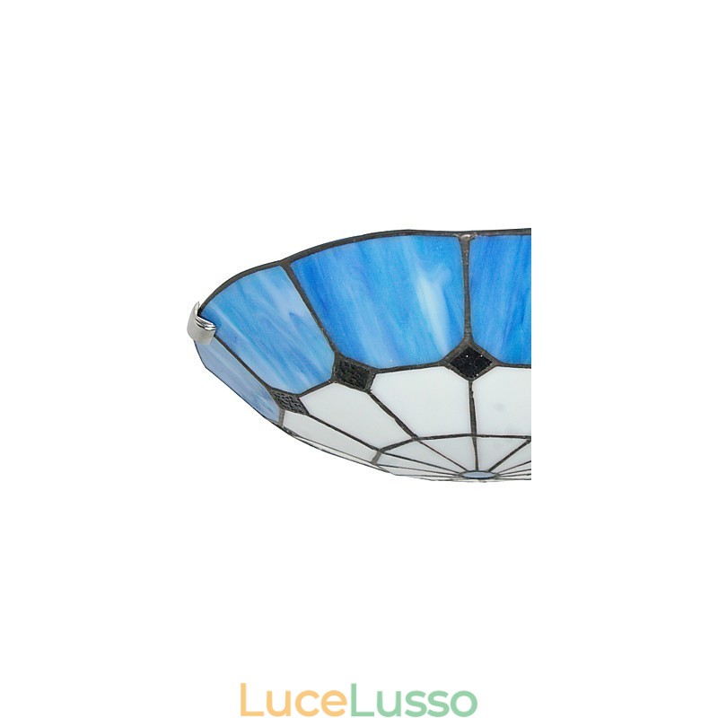 Lampada da soffitto calda in stile mediterraneo Lampada da 40 cm Diametro apparecchio di illuminazione