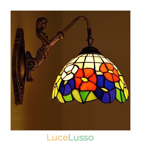Lampada da parete in ferro battuto creativo rurale europeo contratto Lampada da parete in ferro battuto creativo rurale europeo contratto