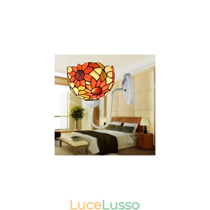 Lampada da parete classica di lusso per clubhouse di villa di girasole Decorazione luci artistiche