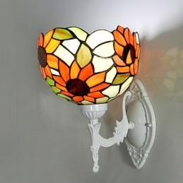 Lampada da parete classica di lusso per clubhouse di villa di girasole Decorazione luci artistiche