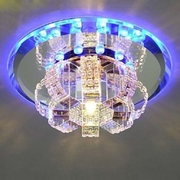 Lampada da soffitto in cristallo Faretto SMD 3W Lampada creativa Assorbe la luce della cupola