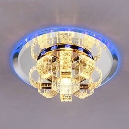 Lampada da soffitto in cristallo Faretto SMD 3W Lampada creativa Assorbe la luce della cupola