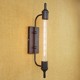 Europa e abbigliamento retrò Arte Ristorante Edison Lampadina Flauto Applique da parete decorativa