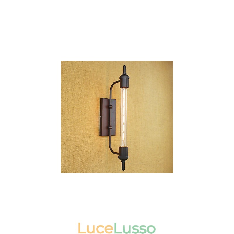 Europa e abbigliamento retrò Arte Ristorante Edison Lampadina Flauto Applique da parete decorativa