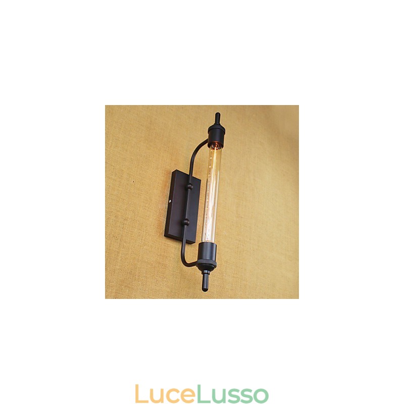 Europa e abbigliamento retrò Arte Ristorante Edison Lampadina Flauto Applique da parete decorativa