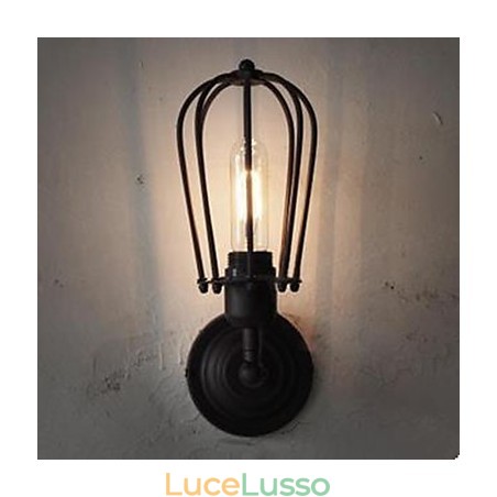Lampada da parete retrò industriale Lampada da parete a pompelmo con testa singola per corridoio interno Lampada da parete retrò industriale Lampada da parete a pompelmo con testa singola per corridoio interno