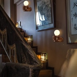 Lampada da parete europea a forma di pugno retrò creativo a destra