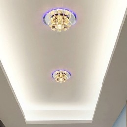 Lampada da soffitto in cristallo Faretto SMD 3W Lampada creativa Assorbe la luce della cupola