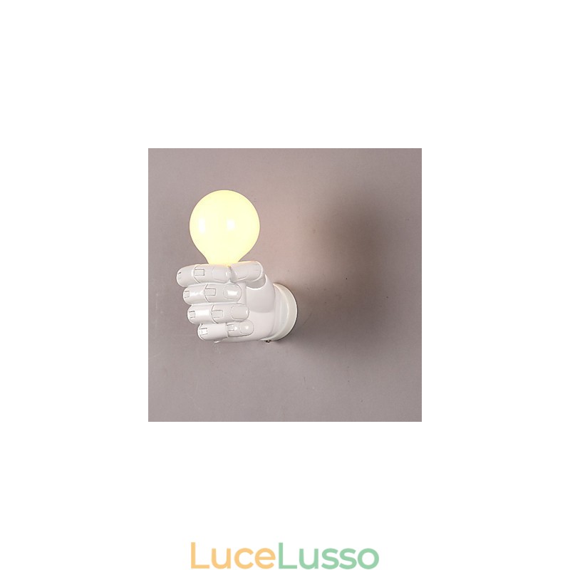 Lampada da parete europea a forma di pugno retrò creativo a destra
