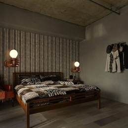 Lampada da parete creativa europea retrò a forma di pugno