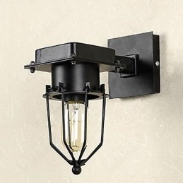 Lampada da parete a testa singola Loft Industrial Retro Wall