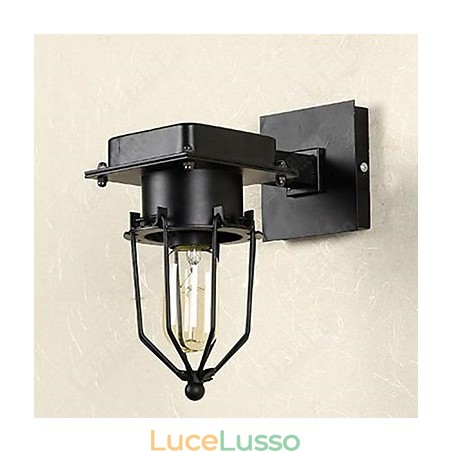 Lampada da parete a testa singola Loft Industrial Retro Wall Lampada da parete a testa singola Loft Industrial Retro Wall