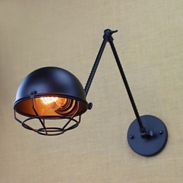 Il lungo braccio dell'applique da parete decorativa creativa retrò industriale straniero americano