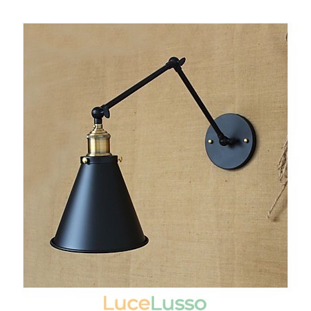 Lampada da parete a braccio lungo minimalista in stile pastorale americano con letto matrimoniale, canale del corridoio, ingresso del magazzino Lampada da parete a braccio lungo minimalista in stile pastorale americano con letto matrimoniale, canale del corridoio, ingresso del magazzino