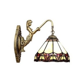 Lampada da parete in ferro battuto creativo rurale europeo contratto