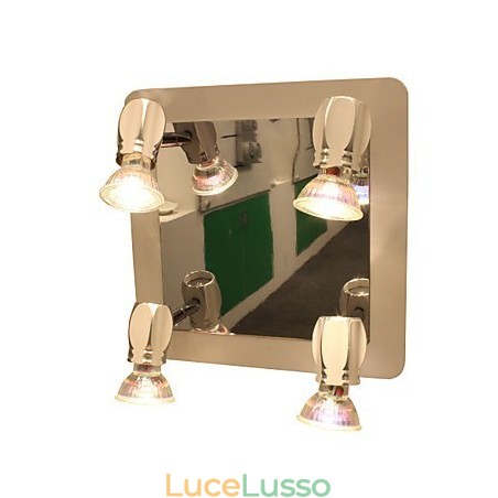 Moderne luci da parete cromate Luci da bagno con 4 luci Moderne luci da parete cromate Luci da bagno con 4 luci