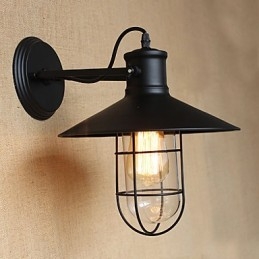 Decorazione del bar del corridoio in stile country americano della testata di un letto Lampada da parete