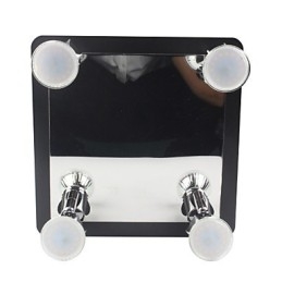 Moderne luci da parete nere Luci da bagno con 4 luci