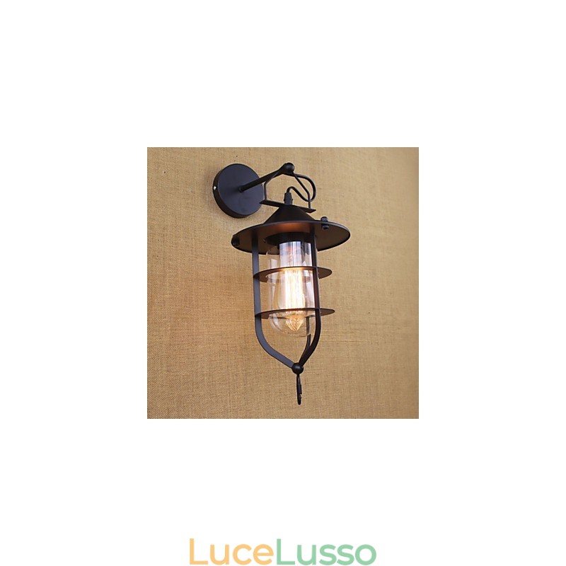 Applique decorativa da parete con scena di ristorante di negozio di abbigliamento retrò