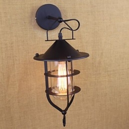 Applique decorativa da parete con scena di ristorante di negozio di abbigliamento retrò
