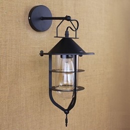 Applique decorativa da parete con scena di ristorante di negozio di abbigliamento retrò