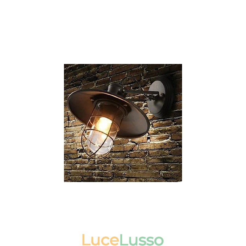 Lampada da parete a gabbia da magazzino in stile americano con personalità country