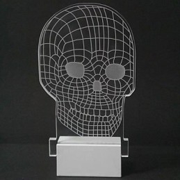 Applique da parete moderne contemporanee in metallo