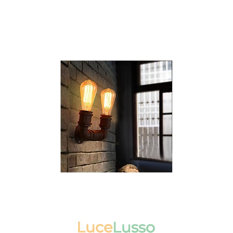 Lampada da parete creativa a doppia barra creativa