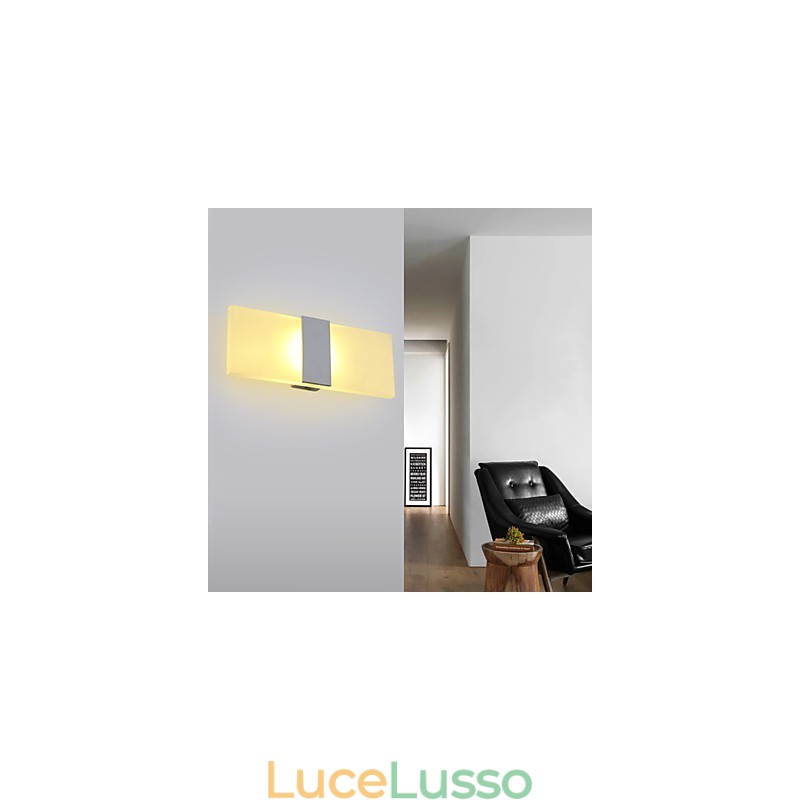 Applique da parete in acrilico, stile moderno, semplice, soggiorno, corridoio, caffetteria, camera da letto, cameretta dei bambini, lampada da comodino