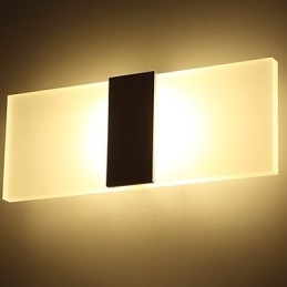Applique da parete in acrilico, stile moderno, semplice, soggiorno, corridoio, caffetteria, camera da letto, cameretta dei bambini, lampada da comodino