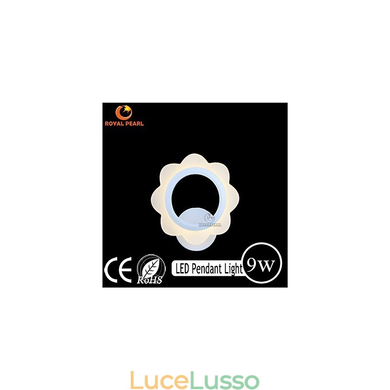 Lampada da parete in acrilico dal design unico e nuovo
