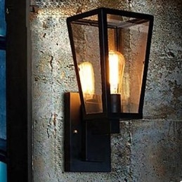 Decorazione del bar del corridoio in stile country americano della testata di un letto Lampada da parete