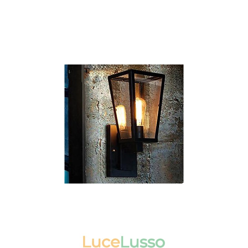 Decorazione del bar del corridoio in stile country americano della testata di un letto Lampada da parete