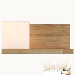 Lampada da parete una luce e vetro