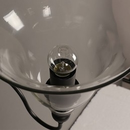 Lampada da parete in cristallo con luce da giardino creativa Campana che ripristina i modi antichi Luce