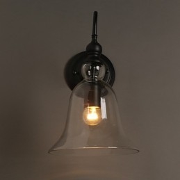 Lampada da parete in cristallo con luce da giardino creativa Campana che ripristina i modi antichi Luce