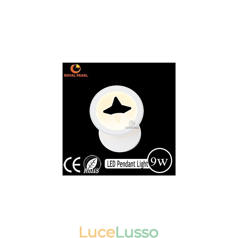Applique da parete per interni, buona illuminazione brillante con acrilico