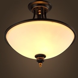 Semplici lampade da soffitto pastorali in bronzo Phnom Penh American Country European Ceiling Lamps Lampada