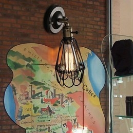 Lampada da parete in stile country americano che restaura i modi antichi Lampada da parete in ferro battuto