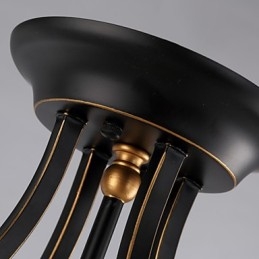 Semplici lampade da soffitto pastorali in bronzo Phnom Penh American Country European Ceiling Lamps Lampada