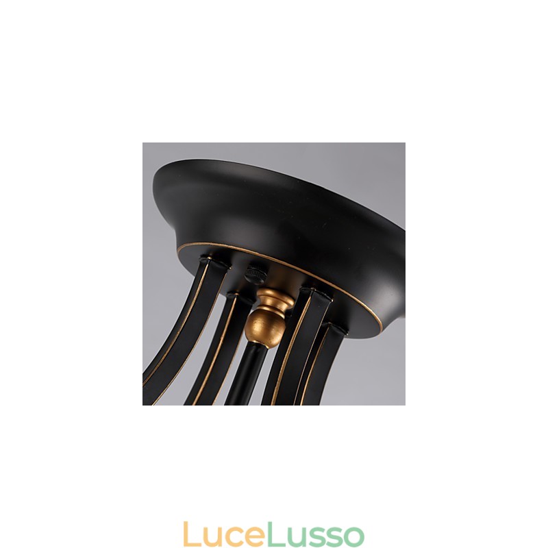 Semplici lampade da soffitto pastorali in bronzo Phnom Penh American Country European Ceiling Lamps Lampada